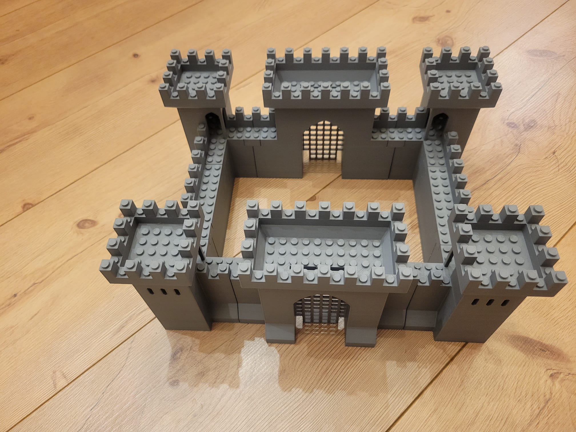 Miniatura 1 do modelo 3D Modular Legos Castle System