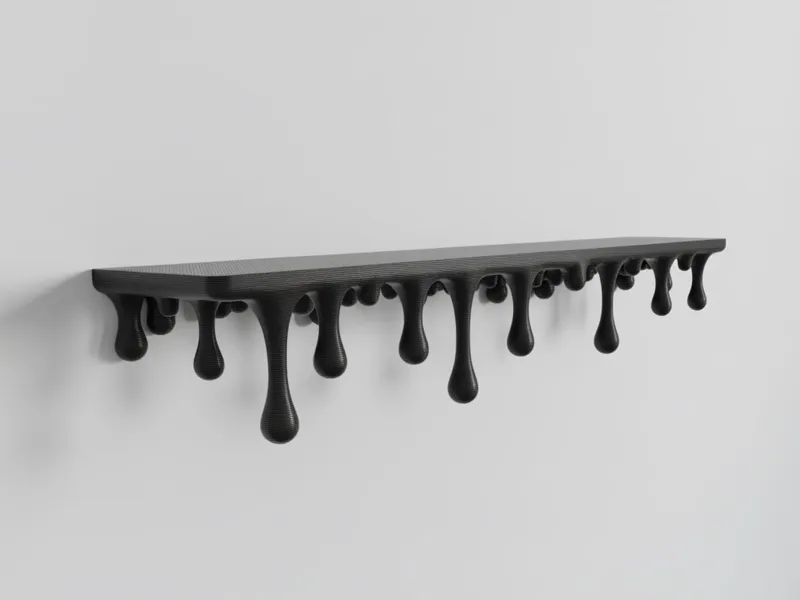 Melting Wall Shelf 70cm – (3 Parts)