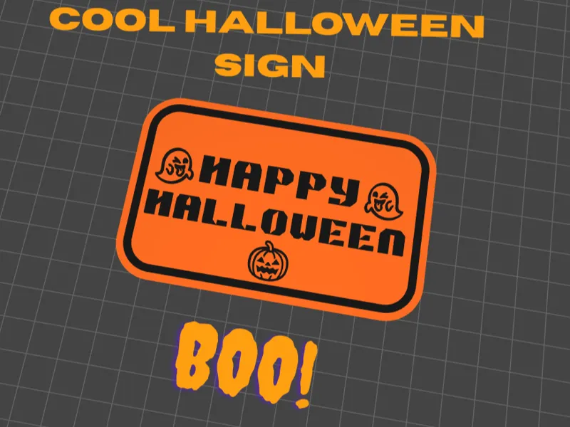 Happy Halloween Sign