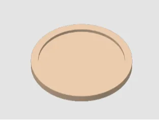 circle 7 cm frame