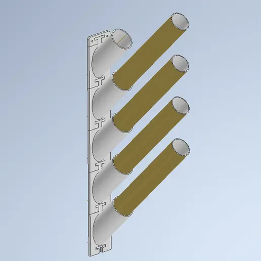 Modular Wall Mount Vinyl Roll Holder - Free 3D Print Model - MakerWorld