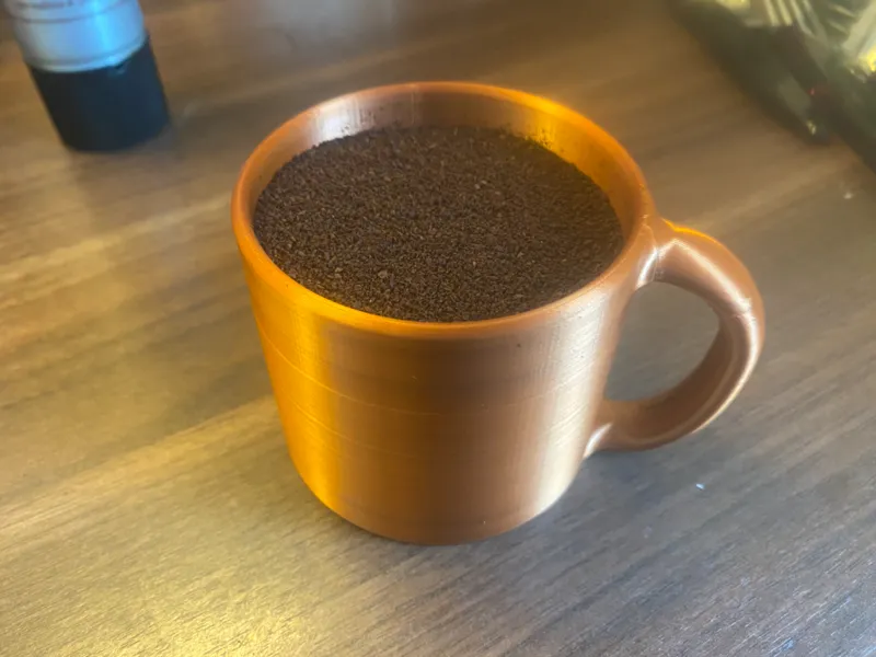 Ten cups brew coffee measurer