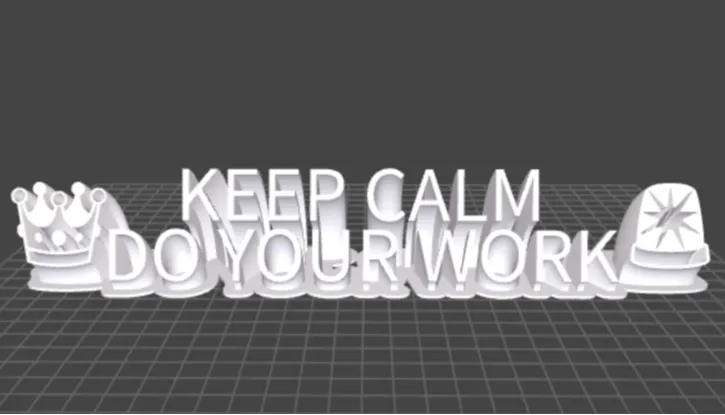 Keep Calm & Do your work