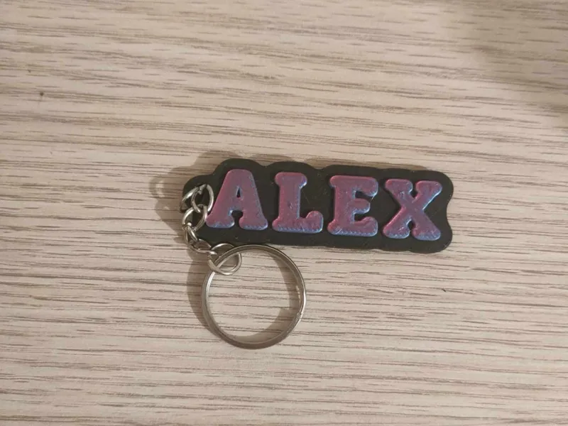 Llavero de nombre Alex