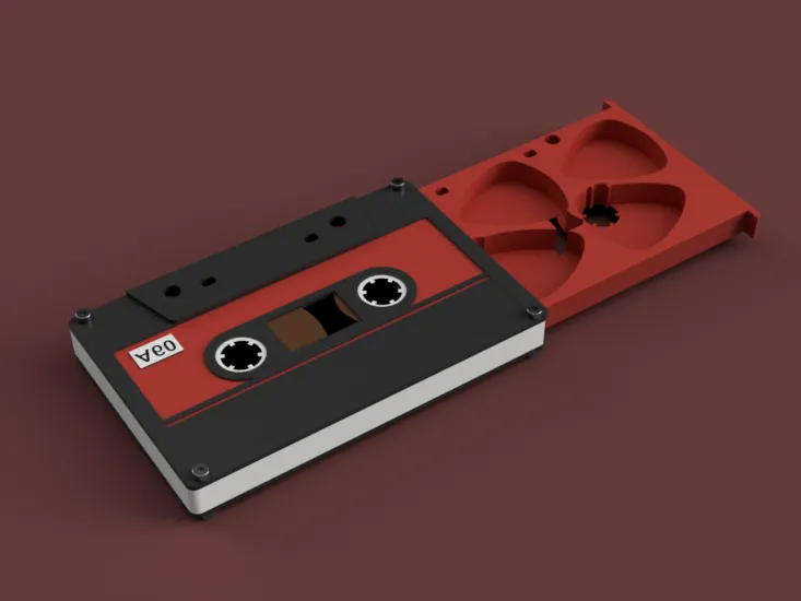 Cassette Guitar Pick Holder (portapuas)