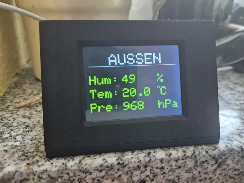 Solar HC-12 remote Weatherstation indoor unit