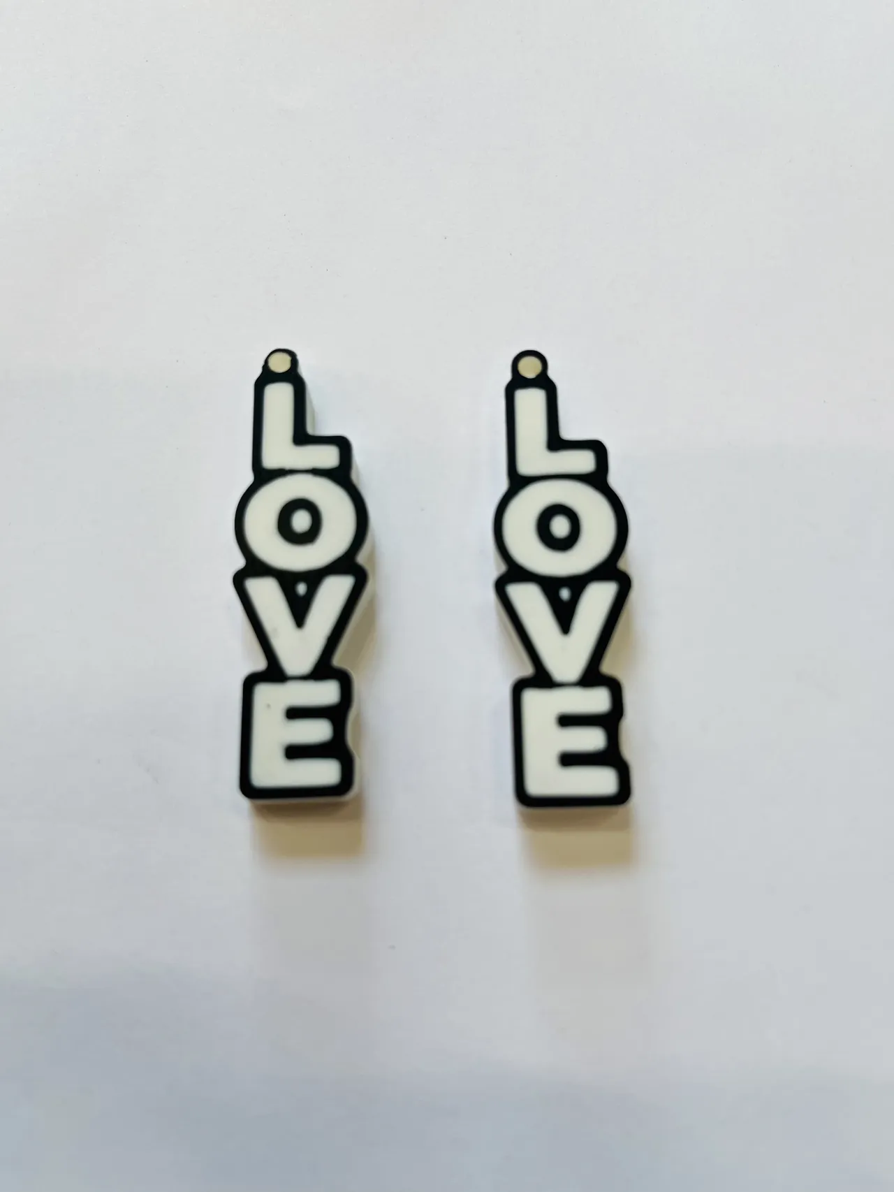 LOVE earrings view 2
