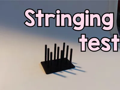 Wet filament/ stringing test