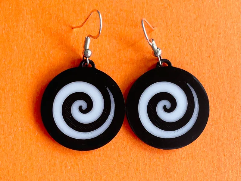 Spiral earrings