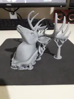 Trophée mural tête de cerf — photo 5