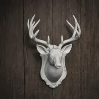 Trophée mural tête de cerf — photo 1