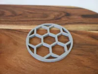 Dessous de verre hexagonal — photo 2