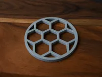 Dessous de verre hexagonal — photo 1