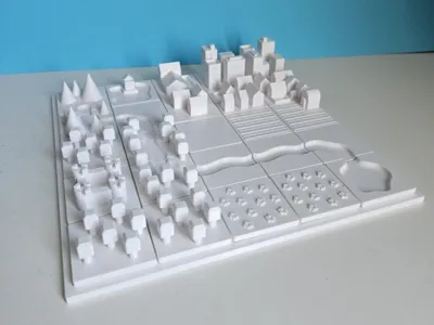 Modular Map Single Color