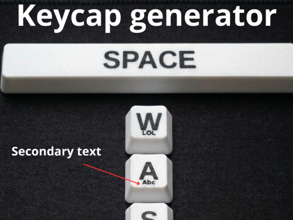 Fully Customizable Mechanical Keycaps|Parametric