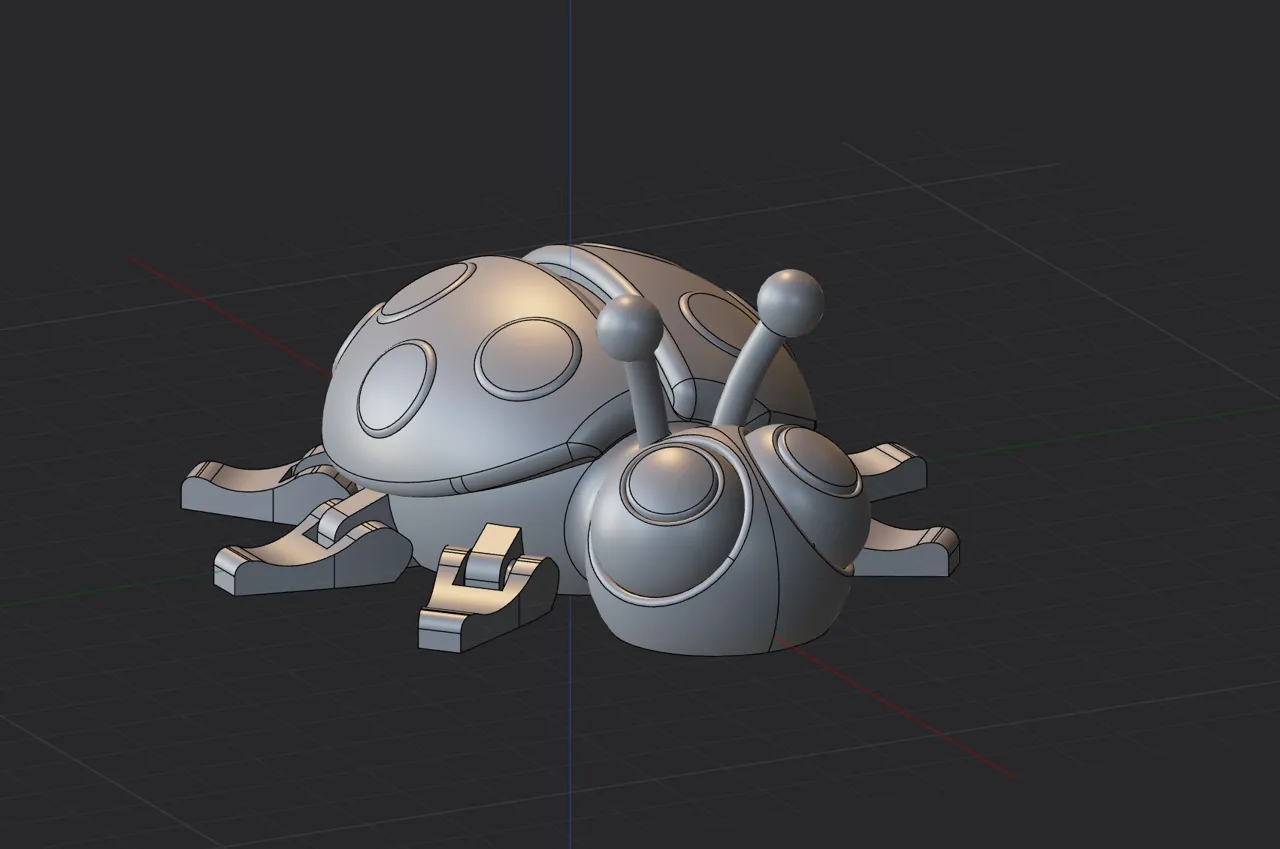 Cute LadyBug view 3