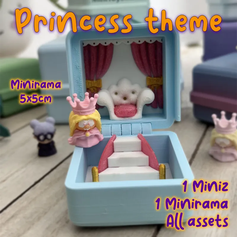 Princess - Minirama 5x5 by MiniToysMaker