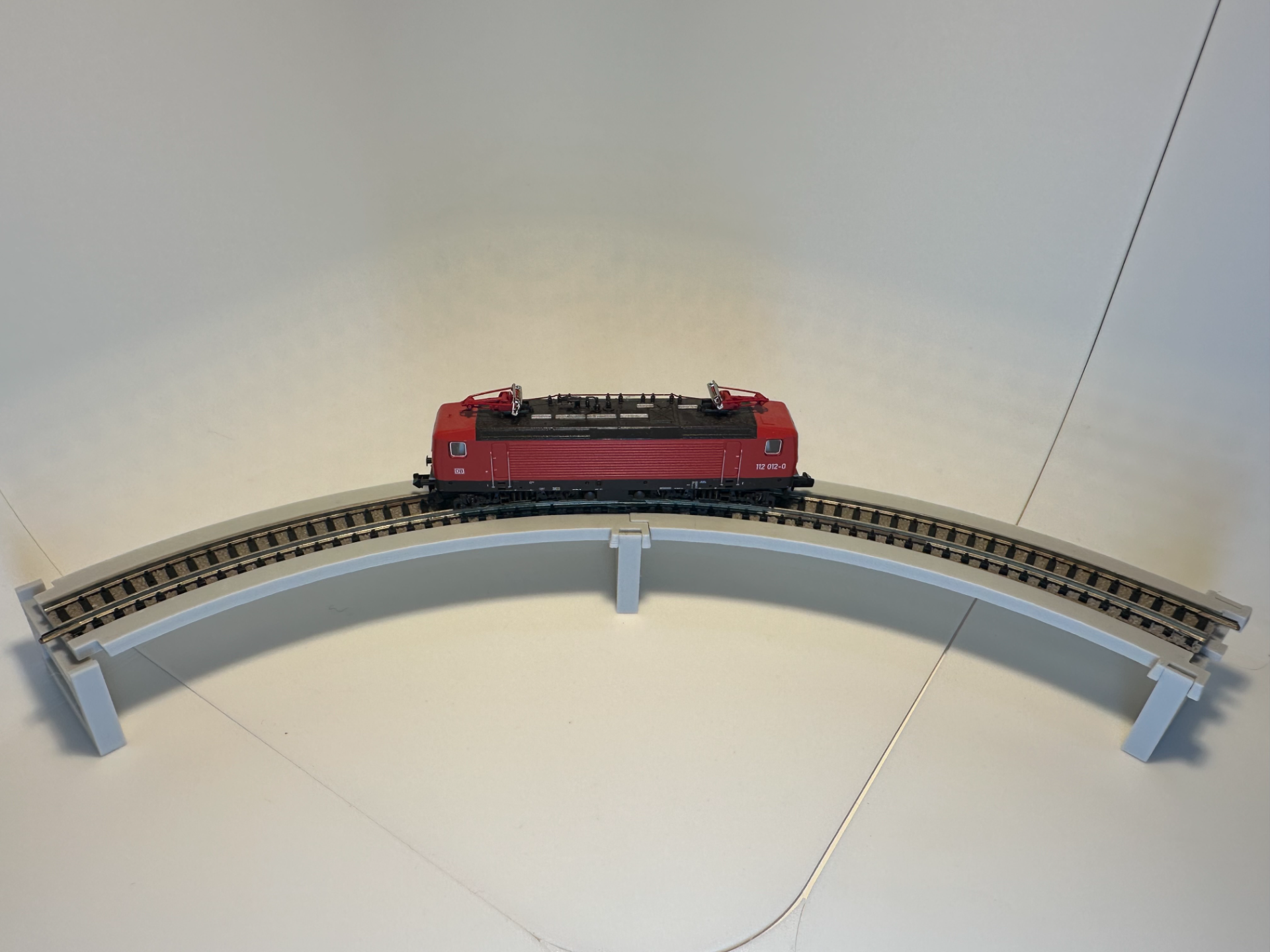 Model Railway Incline Trackbed + Piers PARAMETRIC 