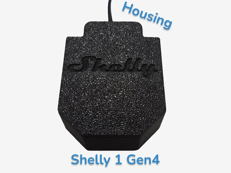 Shelly 1 / 1PM Gen4 Gehäuse für 12V Betrieb