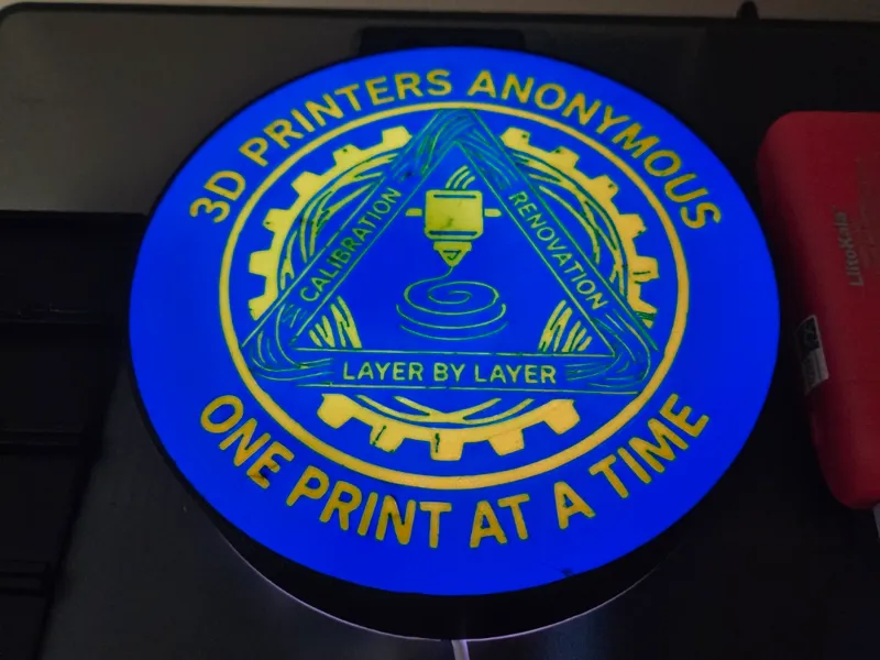 3D Printers Anonymous Lightbox