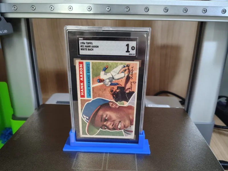 SGC graded trading card stand