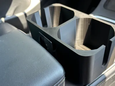 Tesla Cup Holder Mason Jar and Yeti water bottle