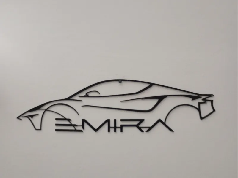 lotus emira wall art silhouette
