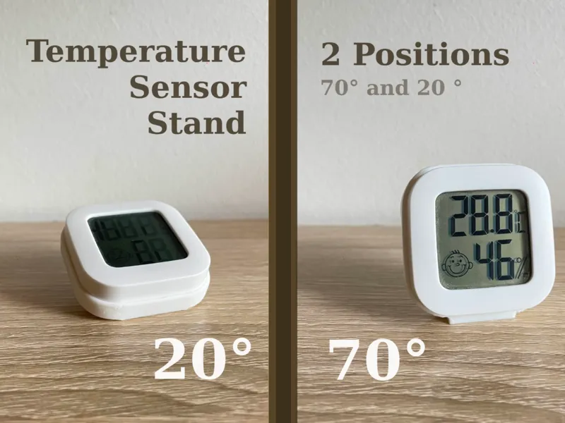 Temperature Sensor Stand - 2 Positions 70° and 20°
