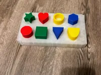 Jeu d'encastrement Montessori — formes géométriques — photo 2