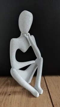 Statue sculpture abstraite pensive — photo 1