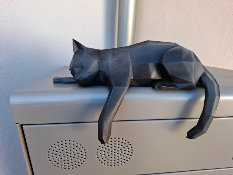Cute Cat sleeping - Stair decoration