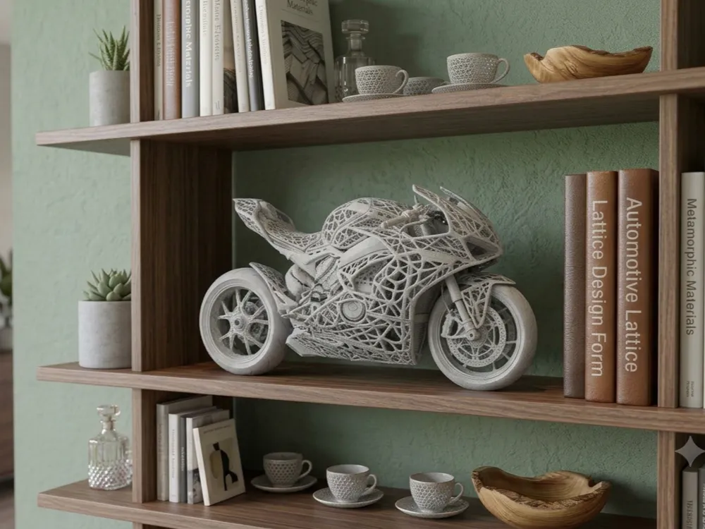 Modelo para impresión 3D: Ducati Panigale V4 Voronoi Scale Model 3D. Referencia del modelo original.
