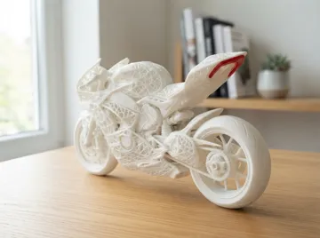 Modelo para impresión 3D: Ducati Panigale V4 Voronoi Scale Model 3D — vista de referencia 5