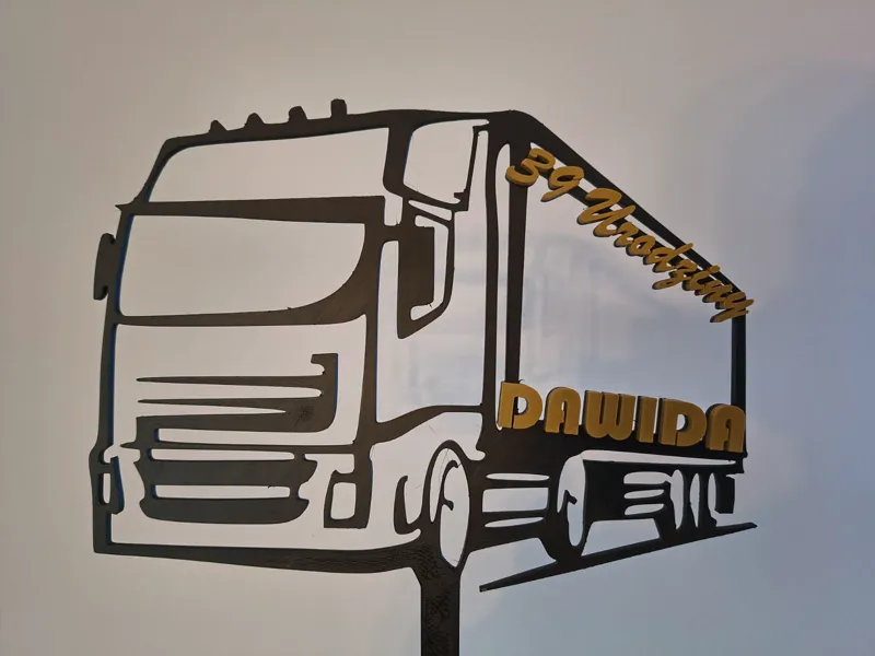 Topper cake truck driver