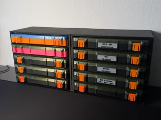 Shelves for storage box from KL Worx