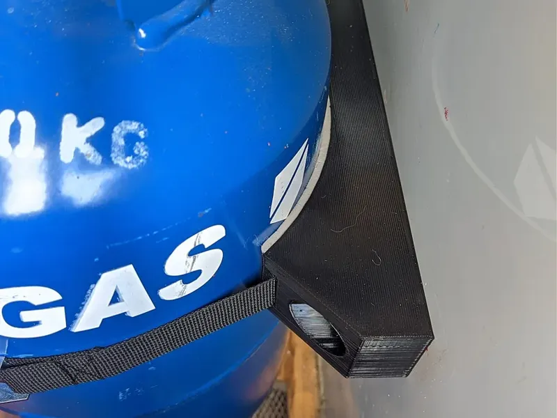 Gas Bottle Bracket for caravan