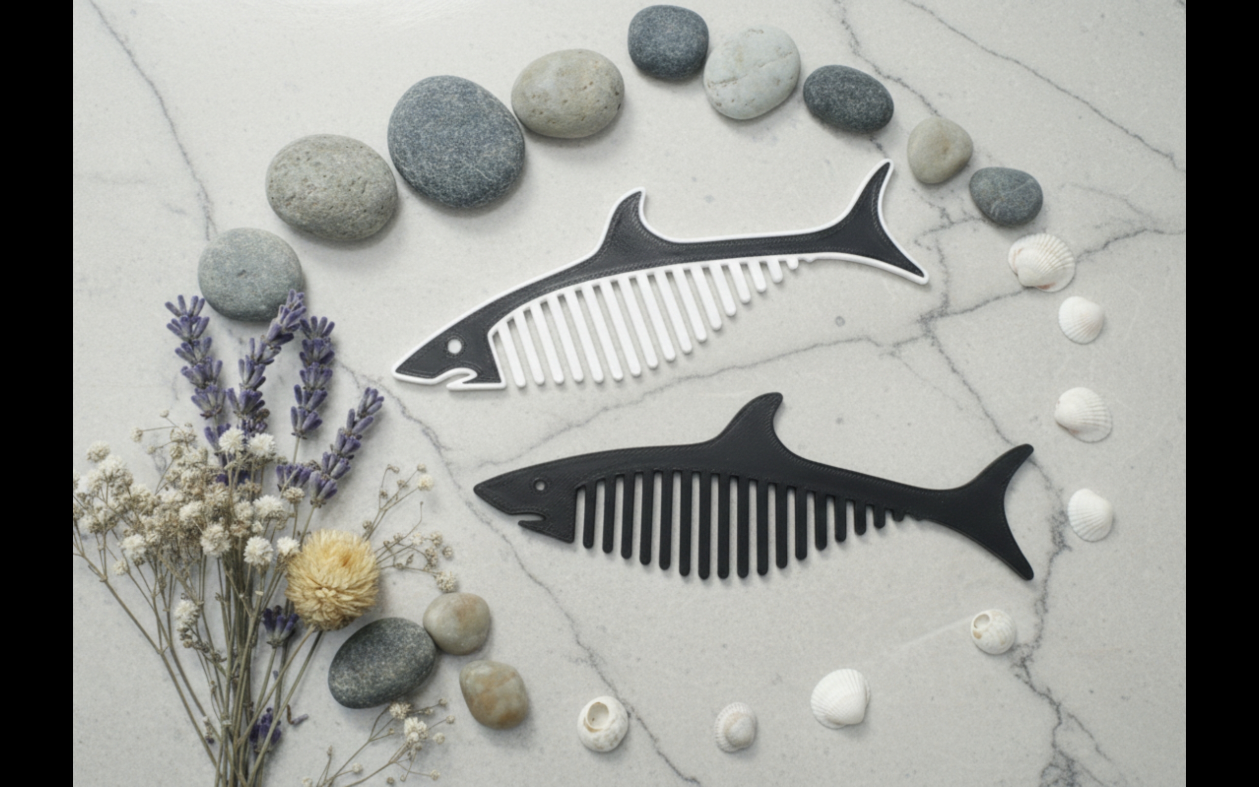 Miniatura 1 do modelo 3D shark comb
