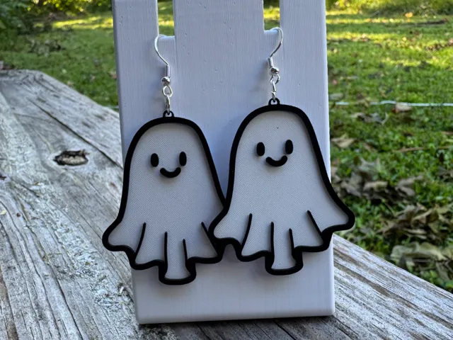 Ghost Earrings/Keychain