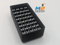 Version 1.2 - Two-color version with holes for 6x2mm magnets