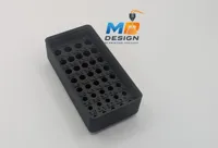 Version 2.3 - Mono-color version with holes for 6x3mm magnet