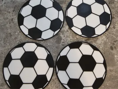 Soccer Ball Coasters