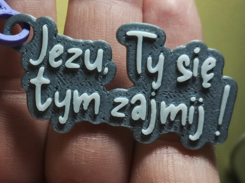 Zawieszka - Jezu, Ty się tym zajmij