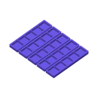5 Trays - 0.2mm layer, 2 walls, 15% infill