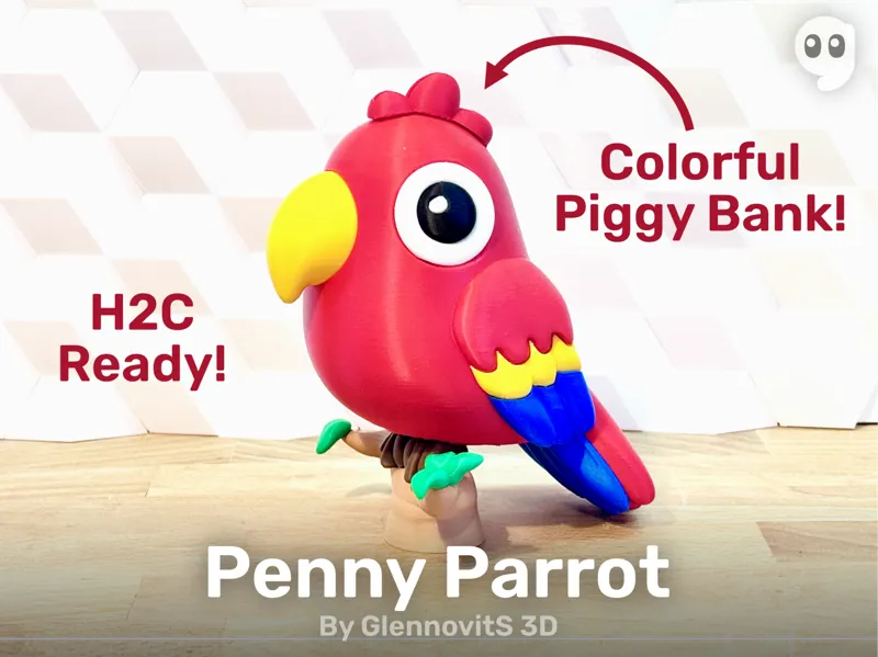 Penny Parrot – Piggy Bank on a Branch