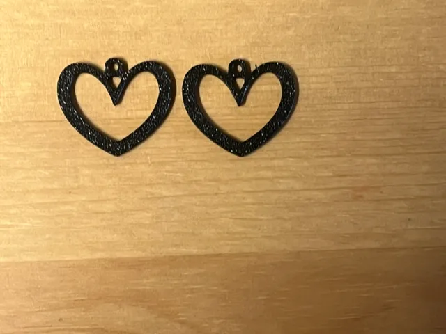heart earrings