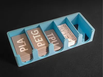 TupperQuad Part 03: Filament Tag and Organizer
