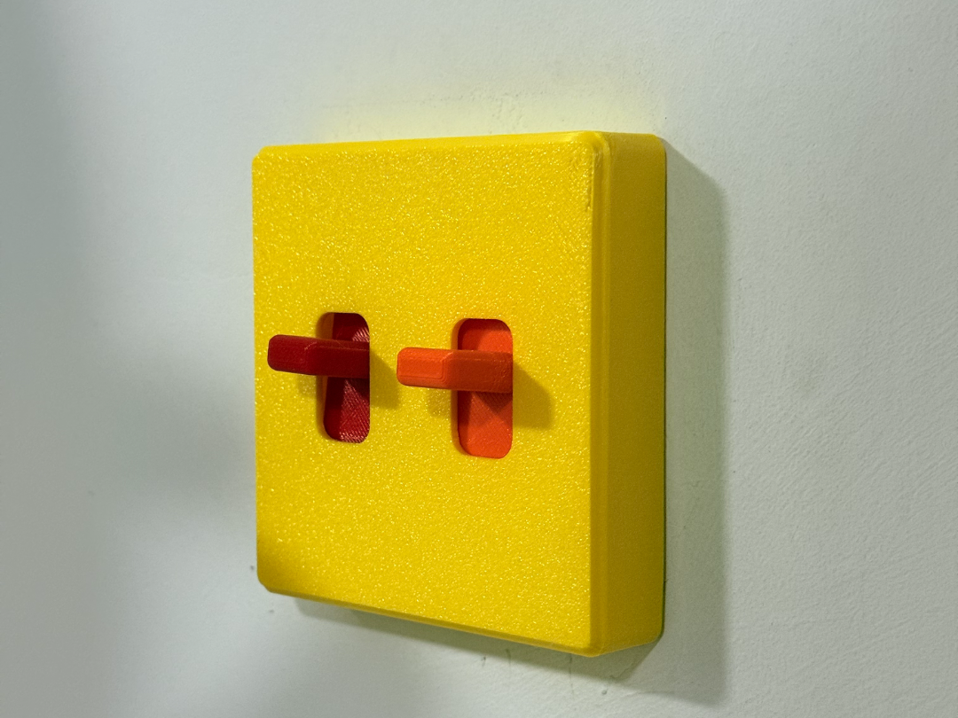 Miniatura 2 do modelo 3D 多巴胺拨杆86盒开关 多种配色diy 简约开关装饰面板