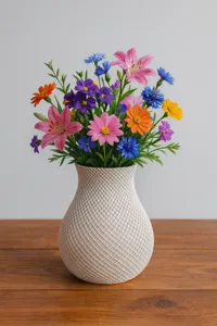 Vase à motif géométrique — photo 3