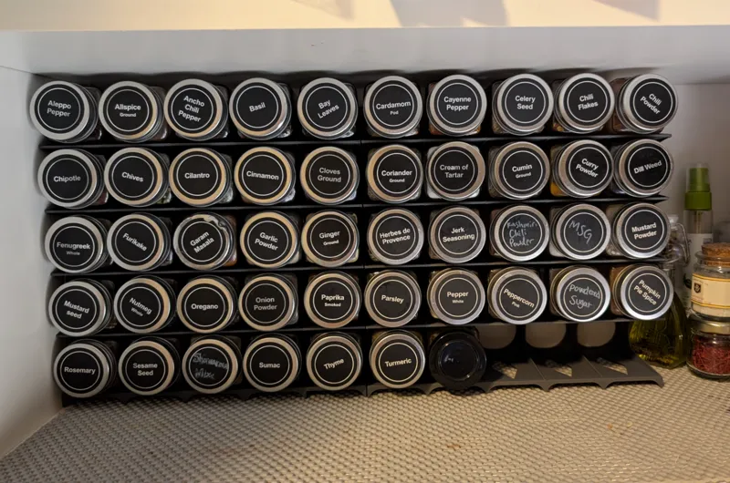 Spice rack 5x5, modular and includes other sizes