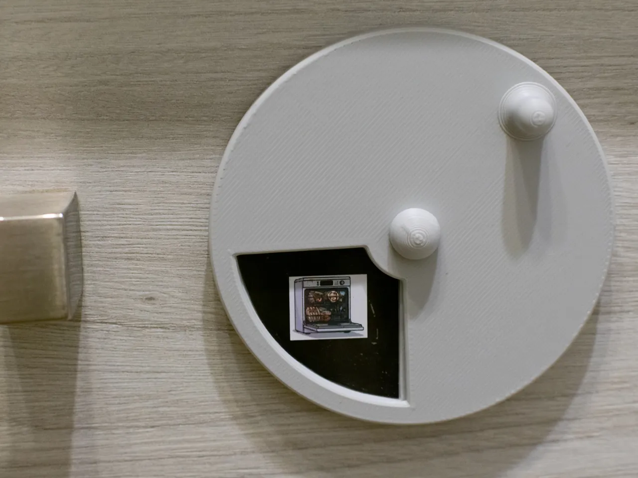 Rotating Sign | Dishwasher Sign | Door Sign view 3